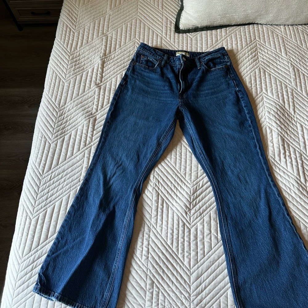 Maurices Dark Blue Flare Jeans